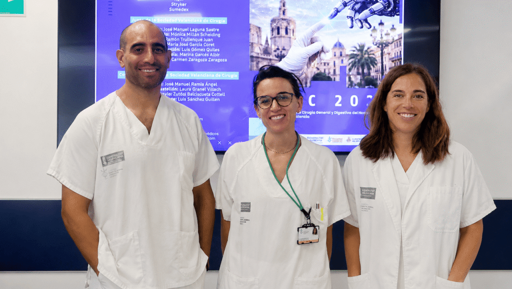 Cirugía de esófago en Valencia con Carlos Redondo, Cristina Sancho y Claudia Mulas